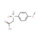 (4-Methoxy-benzenesulfonyl)-acetic acid (CAS 3937-99-3) - chemical structure image