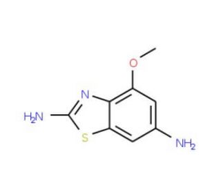 4-Methoxy-benzothiazole-2,6-diamine - chemical structure image