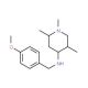 (4-Methoxy-benzyl)-(1,2,5-trimethyl-piperidin-4-yl)-amine - chemical structure image