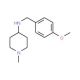 (4-Methoxy-benzyl)-(1-methyl-piperidin-4-yl)-amine - chemical structure image