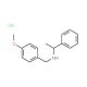 (4-Methoxy-benzyl)-(1-phenyl-ethyl)-amine hydrochloride - chemical structure image
