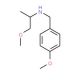 (4-Methoxy-benzyl)-(2-methoxy-1-methyl-ethyl)-amine (CAS 353777-78-3) - chemical structure image