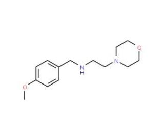 (4-Methoxy-benzyl)-(2-morpholin-4-yl-ethyl)-amine - chemical structure image