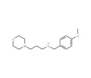 (4-Methoxy-benzyl)-(3-morpholin-4-yl-propyl)-amine (CAS 436096-93-4) - chemical structure image