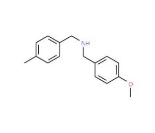 (4-Methoxy-benzyl)-(4-methyl-benzyl)-amine (CAS 197728-27-1) - chemical structure image