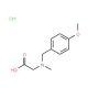 [(4-Methoxy-benzyl)-methyl-amino]-acetic acid hydrochloride - chemical structure image