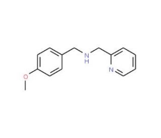 (4-Methoxy-benzyl)-pyridin-2-ylmethyl-amine (CAS 121020-62-0) - chemical structure image