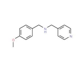 (4-Methoxy-benzyl)-pyridin-4-ylmethyl-amine (CAS 418791-10-3) - chemical structure image