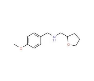 (4-Methoxy-benzyl)-(tetrahydro-furan-2-ylmethyl)-amine (CAS 356537-07-0) - chemical structure image