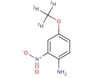 4-(Methoxy-d3)-2-nitroaniline - chemical structure image