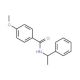 4-Methoxy-N-(1-phenylethyl)benzamide (CAS 68162-84-5) - chemical structure image