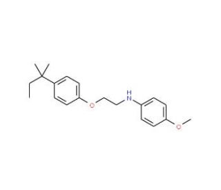4-Methoxy-N-{2-[4-(tert-pentyl)phenoxy]-ethyl}aniline - chemical structure image