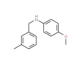 4-Methoxy-N-(3-methylbenzyl)aniline - chemical structure image