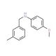 4-Methoxy-N-(3-methylbenzyl)aniline - chemical structure image