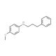 4-Methoxy-N-(3-phenylpropyl)aniline - chemical structure image