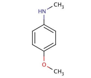 4-Methoxy-N-methylaniline (CAS 5961-59-1) - chemical structure image