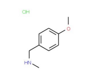 4-Methoxy-N-methylbenzylamine hydrochloride (CAS 876-32-4) - chemical structure image