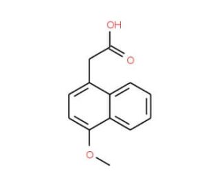 (4-Methoxy-naphthalen-1-yl)-acetic acid - chemical structure image