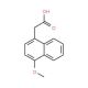 (4-Methoxy-naphthalen-1-yl)-acetic acid - chemical structure image
