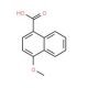 4-Methoxy-naphthalene-1-carboxylic acid (CAS 13041-62-8) - chemical structure image