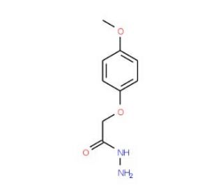 (4-Methoxy-phenoxy)-acetic acid hydrazide (CAS 21953-91-3) - chemical structure image