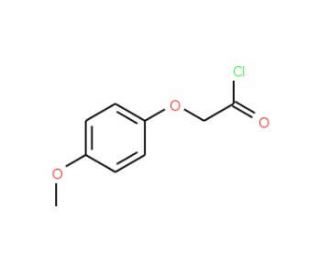 (4-Methoxy-phenoxy)-acetyl chloride - chemical structure image