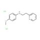 (4-Methoxy-phenyl)-(2-pyridin-2-yl-ethyl)-amine dihydrochloride - chemical structure image