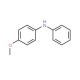 (4-Methoxy-phenyl)-phenyl-amine (CAS 1208-86-2) - chemical structure image