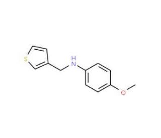 (4-Methoxy-phenyl)-thiophen-3-ylmethyl-amine - chemical structure image