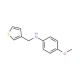 (4-Methoxy-phenyl)-thiophen-3-ylmethyl-amine - chemical structure image