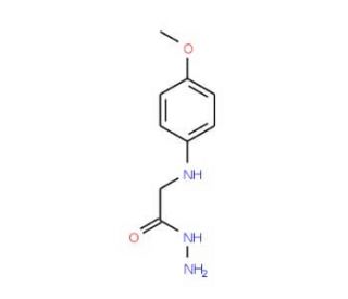 (4-Methoxy-phenylamino)-acetic acid hydrazide (CAS 79476-73-6) - chemical structure image