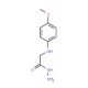 (4-Methoxy-phenylamino)-acetic acid hydrazide (CAS 79476-73-6) - chemical structure image