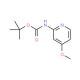 (4-Methoxy-pyridin-2-yl)-carbamic acidtert-butyl ester (CAS 551950-46-0) - chemical structure image