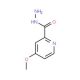 4-Methoxy-pyridine-2-carboxylic acid hydrazide (CAS 187973-18-8) - chemical structure image