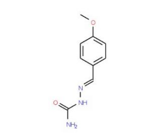 4-Methoxybenzaldehyde semicarbazone (CAS 6292-71-3) - chemical structure image
