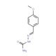 4-Methoxybenzaldehyde semicarbazone (CAS 6292-71-3) - chemical structure image