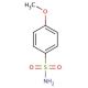 4-Methoxybenzenesulfonamide (CAS 1129-26-6) - chemical structure image