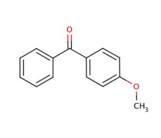 4-Methoxybenzophenone (CAS 611-94-9) - chemical structure image