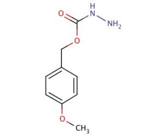 4-Methoxybenzyl carbazate (CAS 18912-37-3) - chemical structure image