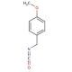 4-Methoxybenzyl isocyanate (CAS 56651-60-6) - chemical structure image