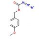 4-Methoxybenzyloxycarbonyl azide 的分子结构, CAS编号: 25474-85-5 4-Methoxybenzyloxycarbonyl azide (CAS 25474-85-5) - chemical structure image