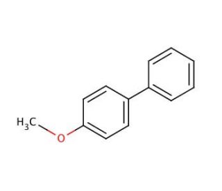 4-Methoxybiphenyl (CAS 613-37-6) - chemical structure image