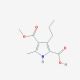 4-(methoxycarbonyl)-5-methyl-3-propyl-1H-pyrrole-2-carboxylic acid - chemical structure image