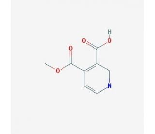4-(Methoxycarbonyl)nicotinic acid (CAS 24202-74-2) - chemical structure image