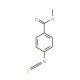 4-(Methoxycarbonyl)phenyl isothiocyanate (CAS 3662-78-0) - chemical structure image