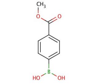 4-Methoxycarbonylphenylboronic acid (CAS 99768-12-4) - chemical structure image