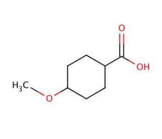 4-Methoxycyclohexanecarboxylic acid, mixture of cis and trans (CAS 95233-12-8) - chemical structure image