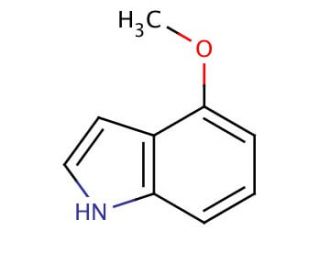 4-Methoxyindole (CAS 4837-90-5) - chemical structure image