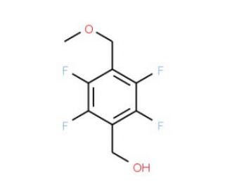 4-Methoxymethyl-2,3,5,6-tetrafluorobenzenemethanol (CAS 83282-91-1) - chemical structure image