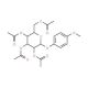4-Methoxyphenyl 2,3,4,6-tetra-O-acetyl-b-D-glucopyranoside (CAS 14581-81-8) - chemical structure image